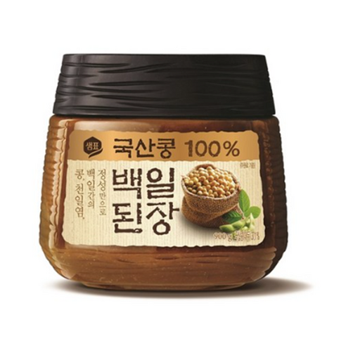 샘표 국산콩 백일된장, 900g, 1개