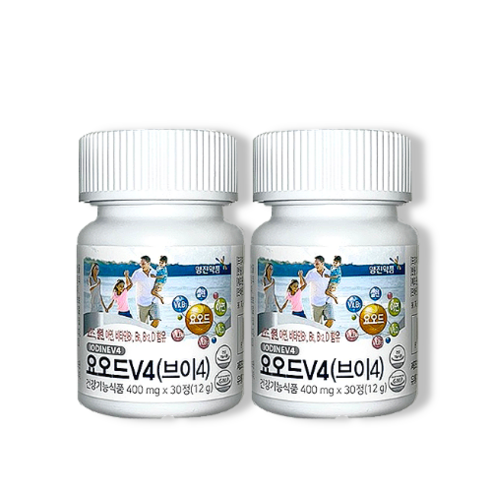 영진약품 요오드V4 한달분, 2개, 30정