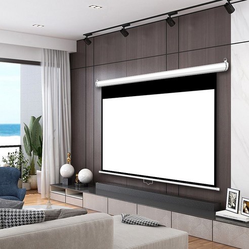 빔스크린 대형스크린 빔프로젝터 프로젝터 미니빔 홈시어터 150인치 200인치 180인치, 흰색 플라스틱, B. 100인치16x9