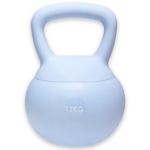 펠컨 무소음 소프트 케틀벨, 1개, 12kg, 블루