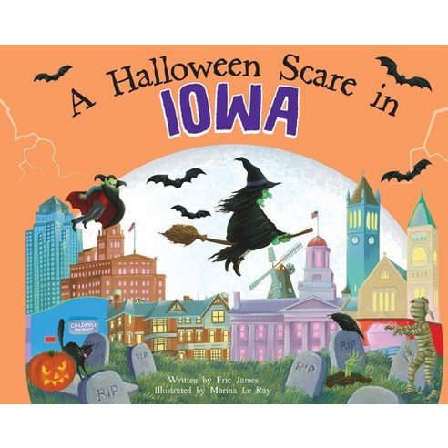 (영문도서) A Halloween Scare in Iowa Hardcover, Hometown World, English, 9781728233611