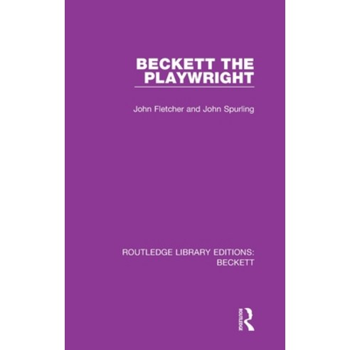 (영문도서) Beckett the Playwright Hardcover, Routledge, English, 9780367747114