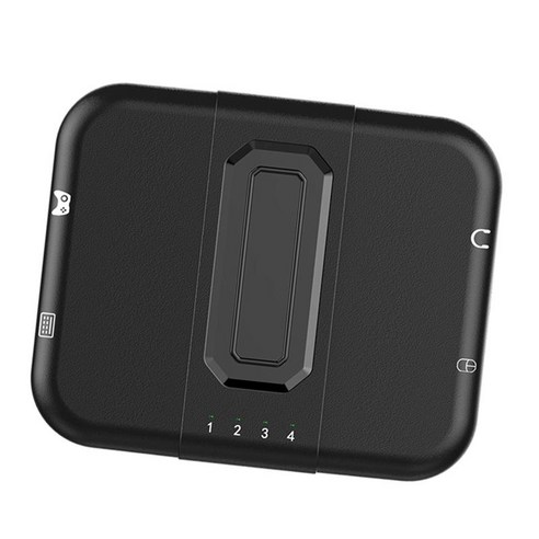 Xbox 지원용 PS3용 PS4용 N 스위치용 키보드 및 마우스 어댑터 제로 지연 변환기 3.5MM 헤드셋 유선 USB/무선 2.4G, 1.8x2.3x0.6 인치, 검정, 플라스틱 + 금속