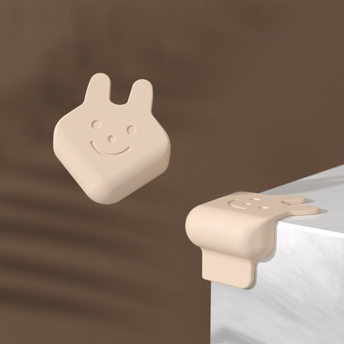 메이홈 스마일토끼 모서리 충돌 방지 실리콘 보호대 4P, 스킨, 4개