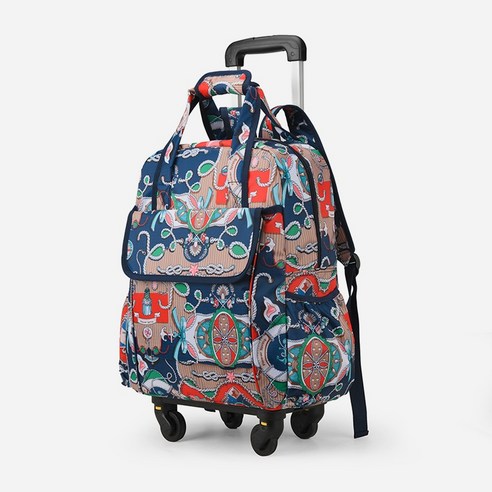 여행의 자유를 선사하는 다재다능한 동반자: 그린 하우스 19인치 바퀴 달린 배낭 캐리어 바퀴달린가방