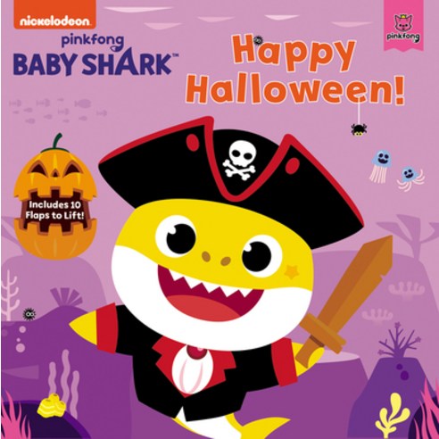 Baby Shark: Happy Halloween!: Includes 10 Flaps to Lift! Paperback, HarperCollins, English, 9780063042902