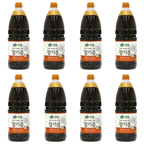 신송 참기름 1.8L X 8개 (1박스), 14.4L, 1개