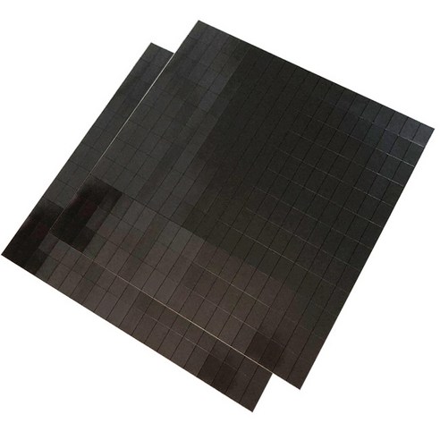 [제이스마그네트] 접착 조각 고무자석 시트 300x300 판, 2p세트 25x15x1T_480조각