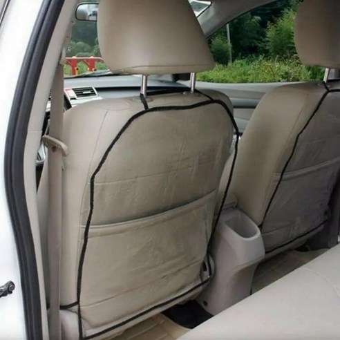 KDYBD 자동차 트럭용 PE 플라스틱 뒷좌석 보호대 및 용 킥 매트 먼지로부터 방수 보호 1PC 
카시트