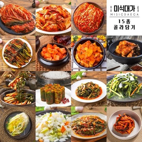 국산 김치 20종 배추김치 매운 실비김치 백김치 깻잎김치 나박물김치 오이소박이 보쌈김치 파김치 갓김치, 14.나박물김치, 1개, 1kg