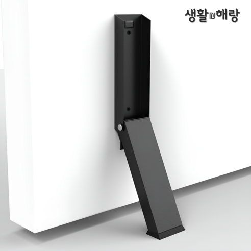 생활해랑 현관문 무타공 자석 말발굽 도어스토퍼, 1개