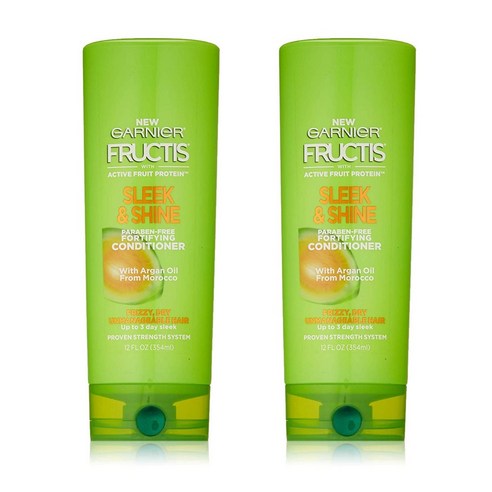가르니에 프럭티스 슬릭 & 샤인 포티파잉 컨디셔너, 2개, 354ml