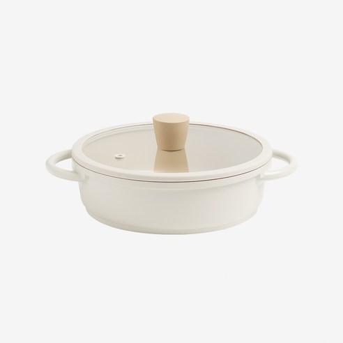 트루쿡 IH 인덕션 전골냄비 20cm 1개, 베이지