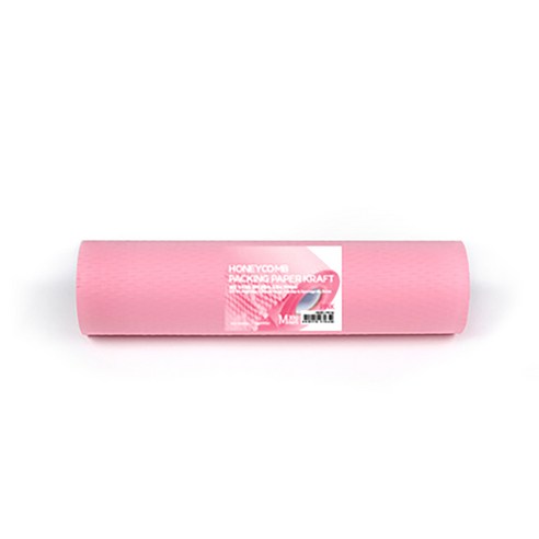 PaperPhant 벌집 크라프트 종이 완충재 포장지 300mm(폭) 50M(길이), 핑크