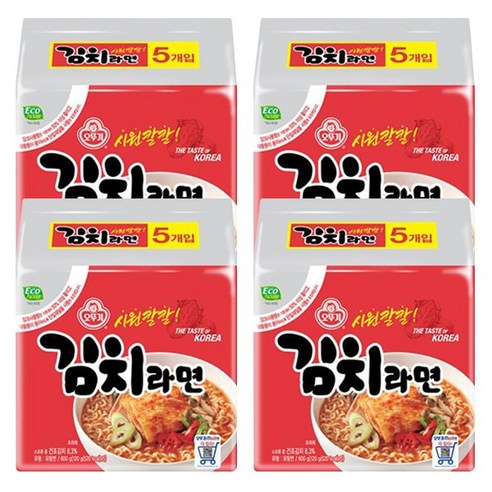 오뚜기 김치라면, 20개