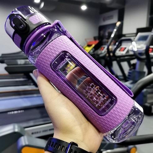 MEIISEO대용량 스포츠 물통 다기능 물병 휴대용 스포츠 물통 대용량 보온병, 450ml purple