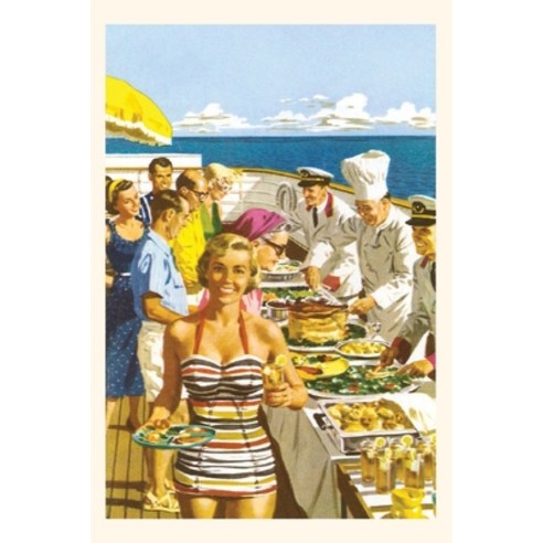 (영문도서) Vintage Journal Buffet on the Cruise Ship Paperback, Found Image Press, English, 9781648113079