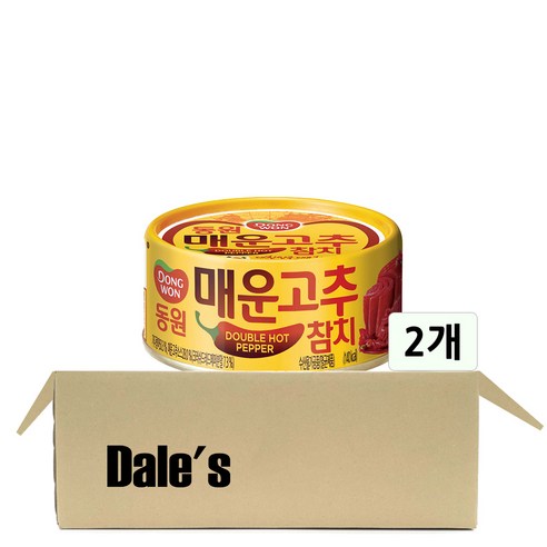 데일즈기획 동원 매운 고추 참치, 90g, 2개