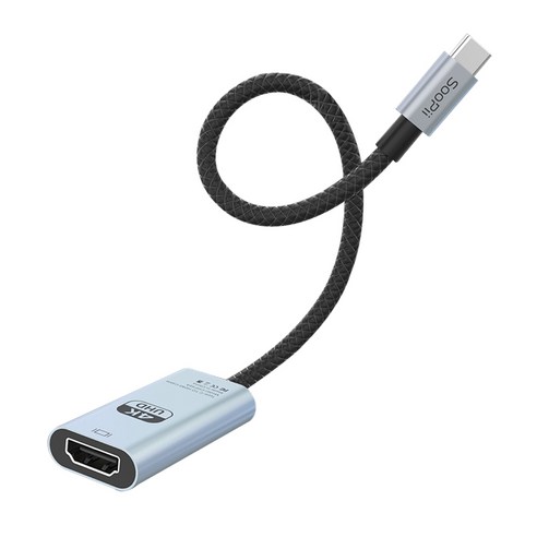 Soopii USB C to HDMI 2.0 4K HDR 젠더 CHF46A, 상세페이지 참조, 본상품선택