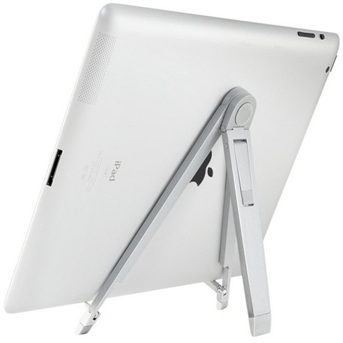 ANKRIC 노트북 스탠드 태블릿 노트북 스탠드 Ipad 삼각형 스탠드 태블릿 스탠드 아연 합금 금속 스탠드, 7 인치에서 10 인치, 은