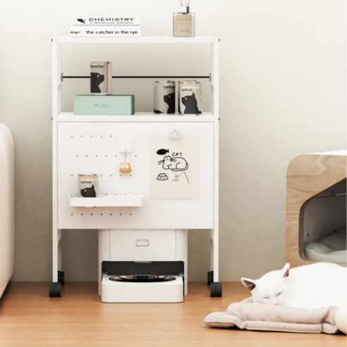 로봇청소기, 이젠 숨기지 말고 당당하게! 공간 활용 끝판왕 수납장