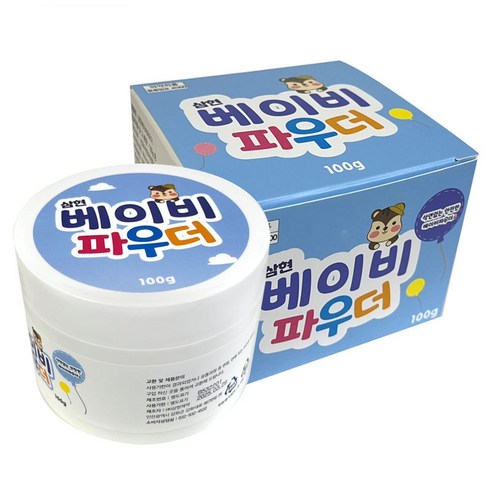 삼현제약 베이비 파우더, 100g, 7개