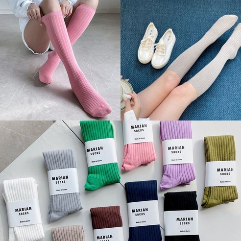 일상과 운동을 아우르는 스타일리시한 논****** 데일리 골지 니삭스