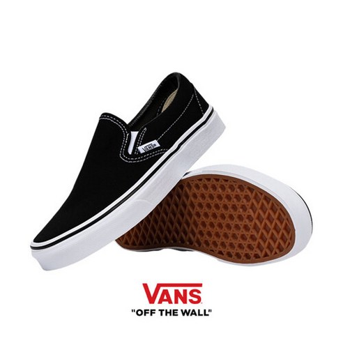 반스 코어클레식 솔리드 슬립온 기본 스니커즈 VN000EYEBLK