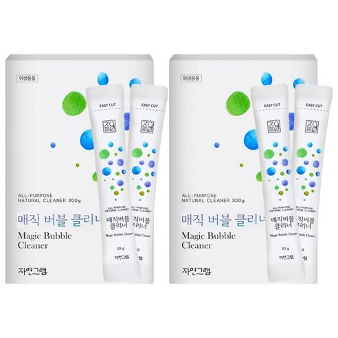 자연그램 매직 버블 클리너 스틱형, 300g, 2개