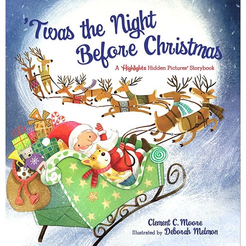 ‘Twas the Night Before Christmas A Highlights Hidden Pictures® Storybook Pictures Storybooks 420319 소설베스트셀러순위