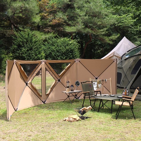 캠핑 경험을 향상시키는 테르보 라파스 윈드스크린