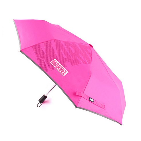 윙하우스 마블 로고 3단 55 자동 우산 중 고등 여 학생 여성 패션 휴대용 완자 우산