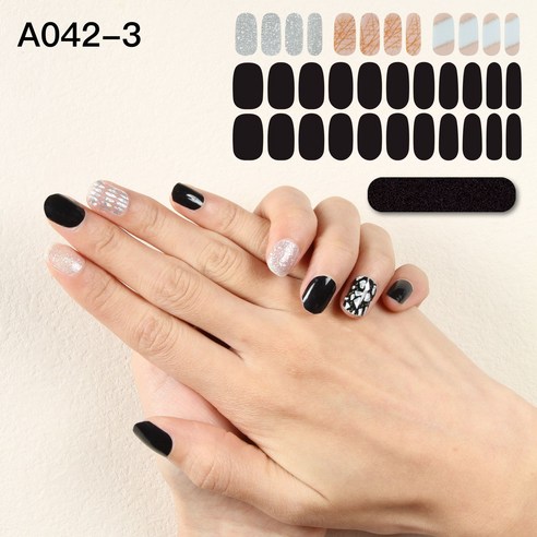 GN Aphrodite 네일패치 네일아트 네일스티커 34P, 1개, A042-3