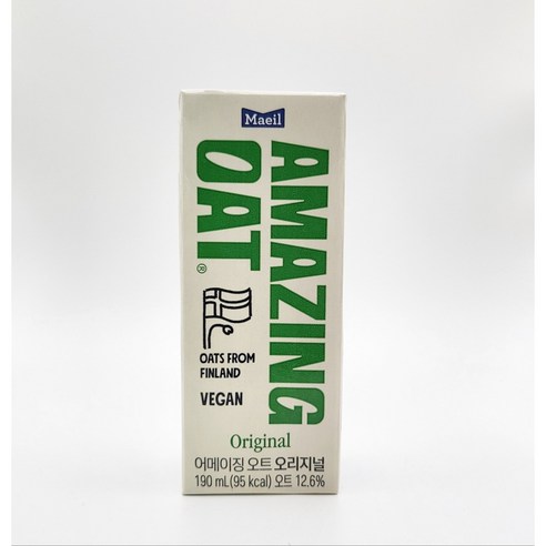 매일 어메이징 오트 오리지널, 190ml, 6개