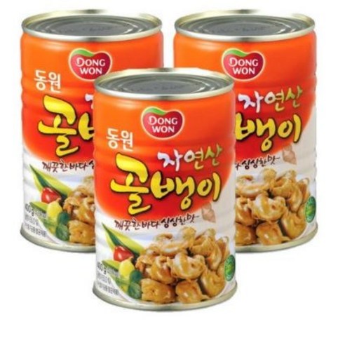 동원 자연산 골뱅이, 400g, 2개