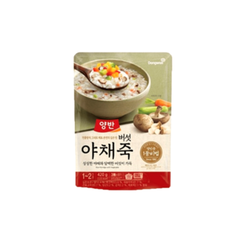 동원F&B 양반 버섯야채죽 420g x 20개