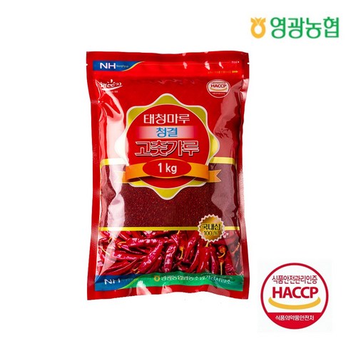 영광농협 태청마루 매운맛 고춧가루 1kg 2023 햇 고추가루 1kg 1개 농협고추가루