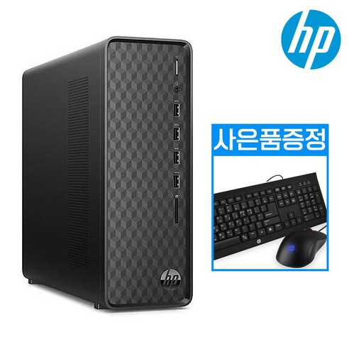 HP 슬림타워 데스크탑 S01-PF4001KL i3-14100 램8GB SSD 256GB 윈도우10 프로, WIN10 Pro, 1TB, 32GB, 블랙