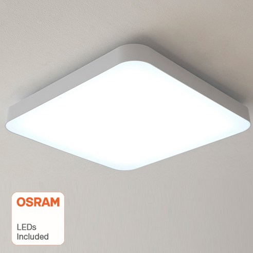 케이시조명 오스람 LED 심플 방등 50W 플리커프리, 화이트