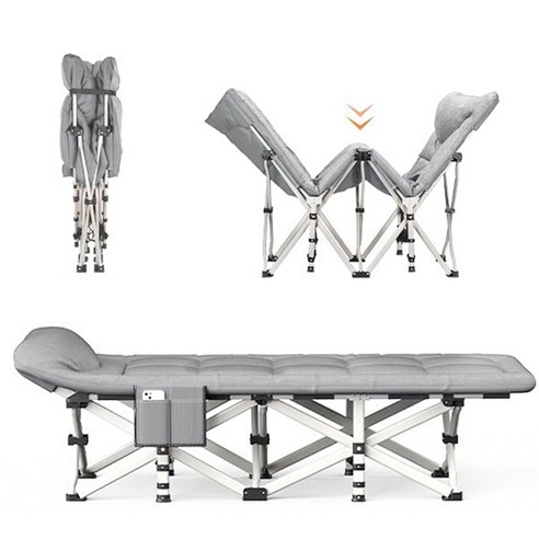 편안하고 편리한 낮잠을 위한 쉽게 접고 펴는 GHKO 무설치 낮잠 접이식침대