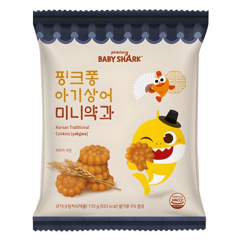 핑크퐁 아기상어 미니약과, 110g, 1개
