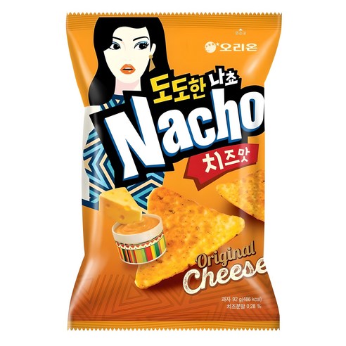 오리온 도도한 나쵸 치즈맛, 92g, 12개