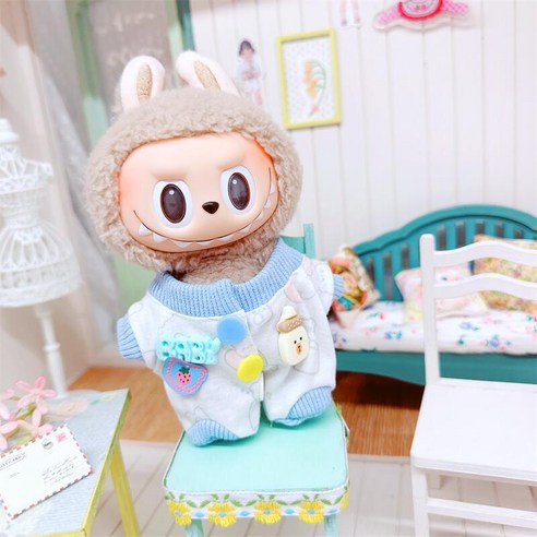 우주복 10cm 20cm 인형옷 바디슈트 솜깅이 인형옷장, 20cm파랑이, 1개
