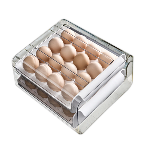 구스 계란 보관함 냉장고 보관함 서랍형 깔끔 에그 트레이 32구