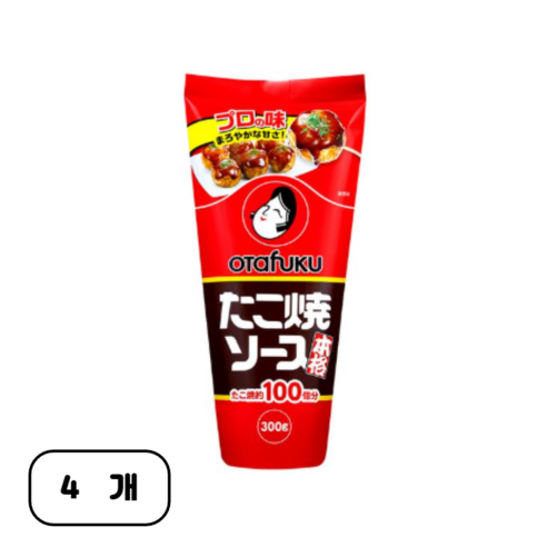 오타후쿠 타코야키 소스, 300g, 4개