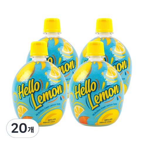 헬로레몬, 200ml, 20개