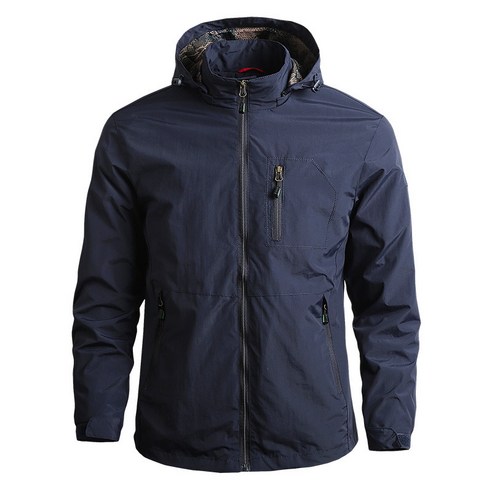 MOHEGIA 남성 봄과 가을 등산 코트 얇은 등산 방풍 방수 재킷 야외 스포츠 재킷