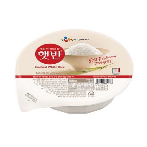 햇반 백미밥, 200g, 144개