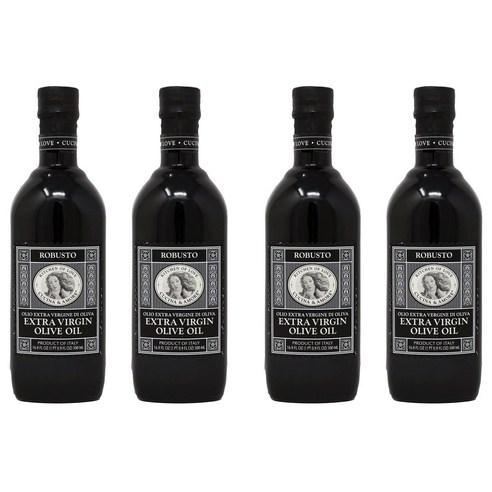 Cucina & Amore 엑스트라 버진 올리브유 로부스토, 4개, 500ml