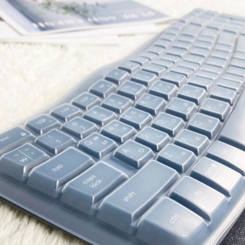 로지텍 WAVE KEYS 웨이브키 키스킨 - 타이핑의 편의성과 보호기능을 갖춘 실리콘 키보드덮개